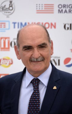 Giffoni Valle Piana, Sa, İtalya - 24 Temmuz 2019 : General Giuseppe Governale, Giffoni Film Festivali 2019 'da - 24 Temmuz 2019'da Giffoni Valle Piana, İtalya.