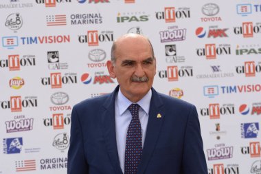 Giffoni Valle Piana, Sa, İtalya - 24 Temmuz 2019 : General Giuseppe Governale, Giffoni Film Festivali 2019 'da - 24 Temmuz 2019'da Giffoni Valle Piana, İtalya.