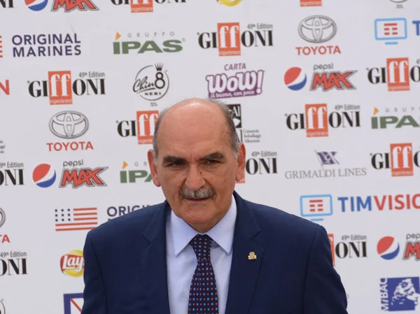 Giffoni Valle Piana Włochy Lipca 2019 Generał Giuseppe Governale Giffoni — Zdjęcie stockowe