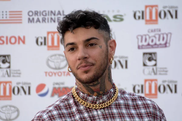 Giffoni Valle Piana Italia Julio 2019 Emis Killa Giffoni Film — Foto de Stock