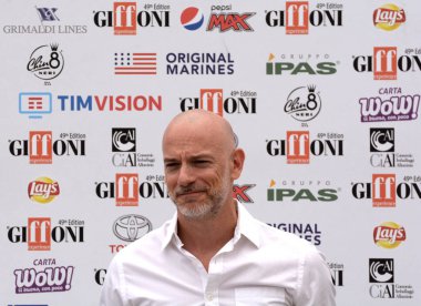 Giffoni Valle Piana, Sa, İtalya - 27 Temmuz 2019 : Filippo Nigro Giffoni Film Festivali'nde 2019 - 27 Temmuz 2019'da Giffoni Valle Piana, İtalya.
