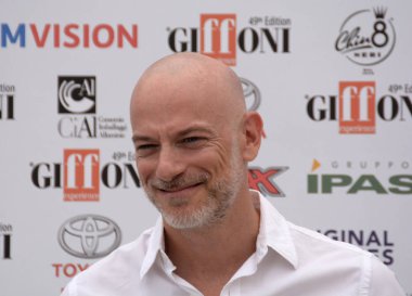 Giffoni Valle Piana, Sa, İtalya - 27 Temmuz 2019 : Filippo Nigro Giffoni Film Festivali'nde 2019 - 27 Temmuz 2019'da Giffoni Valle Piana, İtalya.