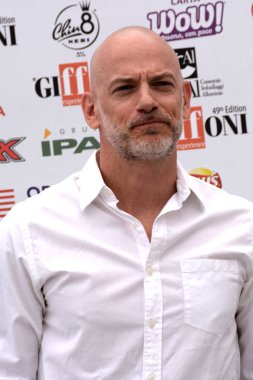 Giffoni Valle Piana, Sa, İtalya - 27 Temmuz 2019 : Filippo Nigro Giffoni Film Festivali'nde 2019 - 27 Temmuz 2019'da Giffoni Valle Piana, İtalya.