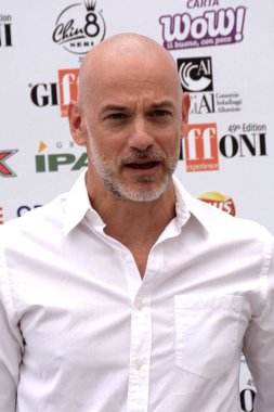 Giffoni Valle Piana, Sa, İtalya - 27 Temmuz 2019 : Filippo Nigro Giffoni Film Festivali'nde 2019 - 27 Temmuz 2019'da Giffoni Valle Piana, İtalya.
