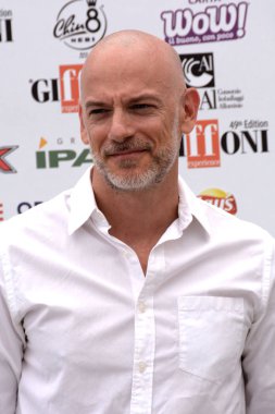 Giffoni Valle Piana, Sa, İtalya - 27 Temmuz 2019 : Filippo Nigro Giffoni Film Festivali'nde 2019 - 27 Temmuz 2019'da Giffoni Valle Piana, İtalya.