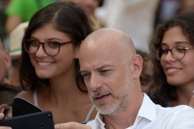 Giffoni Valle Piana, Sa, İtalya - 27 Temmuz 2019 : Filippo Nigro Giffoni Film Festivali'nde 2019 - 27 Temmuz 2019'da Giffoni Valle Piana, İtalya.