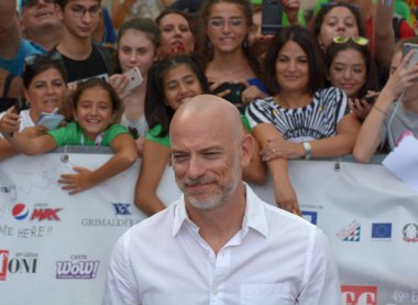 Giffoni Valle Piana, Sa, İtalya - 27 Temmuz 2019 : Filippo Nigro Giffoni Film Festivali'nde 2019 - 27 Temmuz 2019'da Giffoni Valle Piana, İtalya.