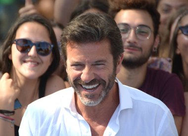 Giffoni Valle Piana, Sa, İtalya - 23 Temmuz 2019 : Paolo Conticini Giffoni Film Festivali'nde 2019 - 23 Temmuz 2019'da Giffoni Valle Piana, İtalya.