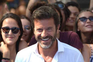 Giffoni Valle Piana, Sa, İtalya - 23 Temmuz 2019 : Paolo Conticini Giffoni Film Festivali'nde 2019 - 23 Temmuz 2019'da Giffoni Valle Piana, İtalya.