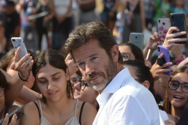 Giffoni Valle Piana, Sa, İtalya - 23 Temmuz 2019 : Paolo Conticini Giffoni Film Festivali'nde 2019 - 23 Temmuz 2019'da Giffoni Valle Piana, İtalya.