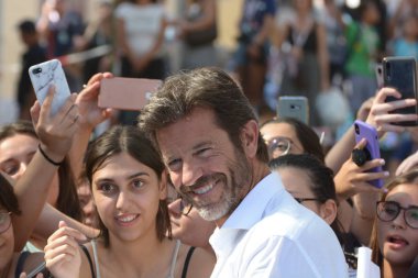 Giffoni Valle Piana, Sa, İtalya - 23 Temmuz 2019 : Paolo Conticini Giffoni Film Festivali'nde 2019 - 23 Temmuz 2019'da Giffoni Valle Piana, İtalya.