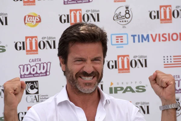 Giffoni Valle Piana Itália Julho 2019 Paolo Conticini Giffoni Film — Fotografia de Stock