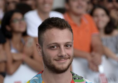 Giffoni Valle Piana, Sa, İtalya - 19 Temmuz 2019 : Anastasio Giffoni Film Festivali 2019 'da - 19 Temmuz 2019'da Giffoni Valle Piana, İtalya.