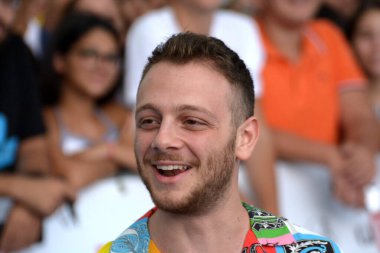 Giffoni Valle Piana, Sa, İtalya - 19 Temmuz 2019 : Anastasio Giffoni Film Festivali 2019 'da - 19 Temmuz 2019'da Giffoni Valle Piana, İtalya.
