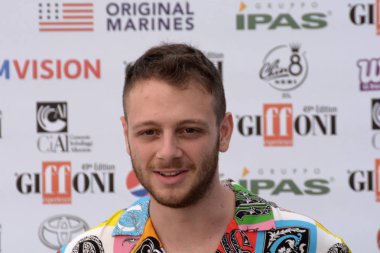 Giffoni Valle Piana, Sa, İtalya - 19 Temmuz 2019 : Anastasio Giffoni Film Festivali 2019 'da - 19 Temmuz 2019'da Giffoni Valle Piana, İtalya.