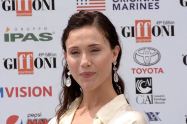 Giffoni Valle Piana, Sa, İtalya - 26 Temmuz 2019 : Gabriella Pession At Giffoni Film Festivali 2019 - 26 Temmuz 2019'da Giffoni Valle Piana, İtalya.