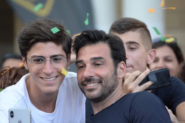 Giffoni Valle Piana Italien Juli 2019 Edoardo Leo Giffoni Film — Stockfoto