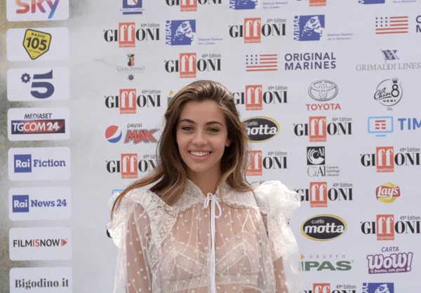 Giffoni Valle Piana Italien Juli 2019 Elisa Visari Giffoni Film — Stockfoto