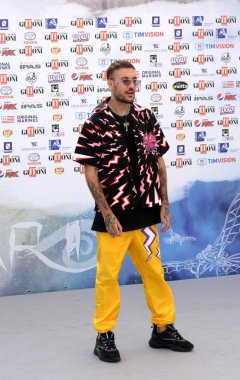 Giffoni Valle Piana, Sa, İtalya - 23 Temmuz 2019 : Fred De Palma Giffoni Film Festivali'nde 2019 - 23 Temmuz 2019'da Giffoni Valle Piana, İtalya.