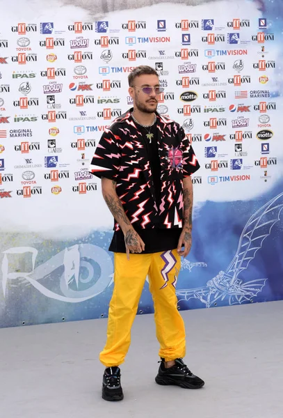 Giffoni Valle Piana, Sa, İtalya - 23 Temmuz 2019 : Fred De Palma Giffoni Film Festivali'nde 2019 - 23 Temmuz 2019'da Giffoni Valle Piana, İtalya.