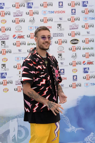 Giffoni Valle Piana, Sa, İtalya - 23 Temmuz 2019 : Fred De Palma Giffoni Film Festivali'nde 2019 - 23 Temmuz 2019'da Giffoni Valle Piana, İtalya.