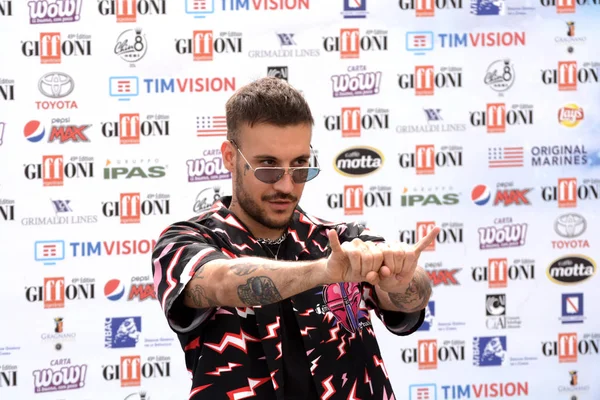 Giffoni Valle Piana, Sa, İtalya - 23 Temmuz 2019 : Fred De Palma Giffoni Film Festivali'nde 2019 - 23 Temmuz 2019'da Giffoni Valle Piana, İtalya.