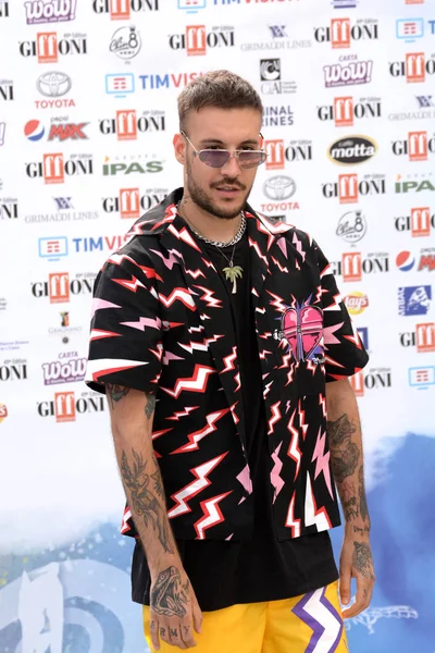 Giffoni Valle Piana, Sa, İtalya - 23 Temmuz 2019 : Fred De Palma Giffoni Film Festivali'nde 2019 - 23 Temmuz 2019'da Giffoni Valle Piana, İtalya.