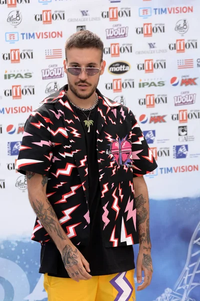 Giffoni Valle Piana, Sa, İtalya - 23 Temmuz 2019 : Fred De Palma Giffoni Film Festivali'nde 2019 - 23 Temmuz 2019'da Giffoni Valle Piana, İtalya.