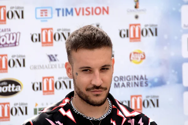 Giffoni Valle Piana, Sa, İtalya - 23 Temmuz 2019 : Fred De Palma Giffoni Film Festivali'nde 2019 - 23 Temmuz 2019'da Giffoni Valle Piana, İtalya.