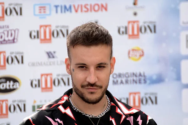 Giffoni Valle Piana, Sa, İtalya - 23 Temmuz 2019 : Fred De Palma Giffoni Film Festivali'nde 2019 - 23 Temmuz 2019'da Giffoni Valle Piana, İtalya.