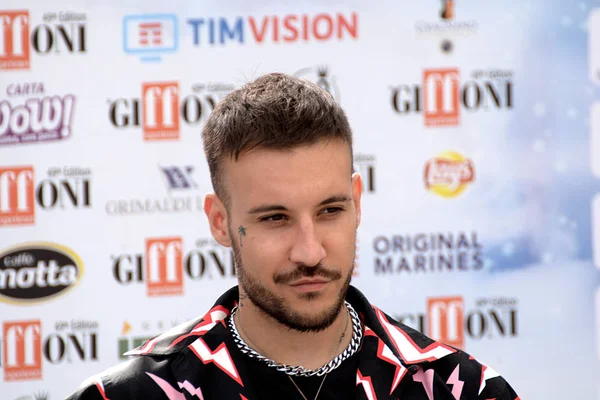 Giffoni Valle Piana, Sa, İtalya - 23 Temmuz 2019 : Fred De Palma Giffoni Film Festivali'nde 2019 - 23 Temmuz 2019'da Giffoni Valle Piana, İtalya.