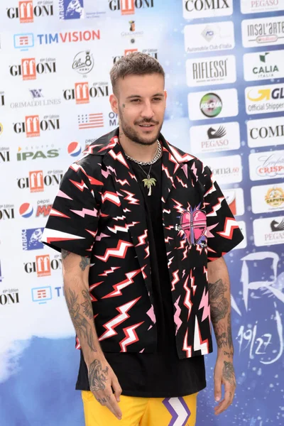 Giffoni Valle Piana, Sa, İtalya - 23 Temmuz 2019 : Fred De Palma Giffoni Film Festivali'nde 2019 - 23 Temmuz 2019'da Giffoni Valle Piana, İtalya.