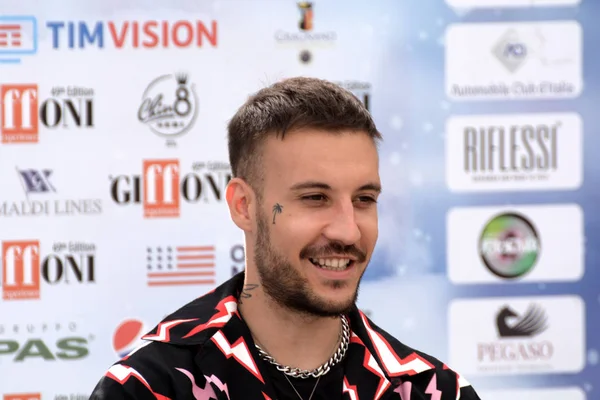 Giffoni Valle Piana, Sa, İtalya - 23 Temmuz 2019 : Fred De Palma Giffoni Film Festivali'nde 2019 - 23 Temmuz 2019'da Giffoni Valle Piana, İtalya.