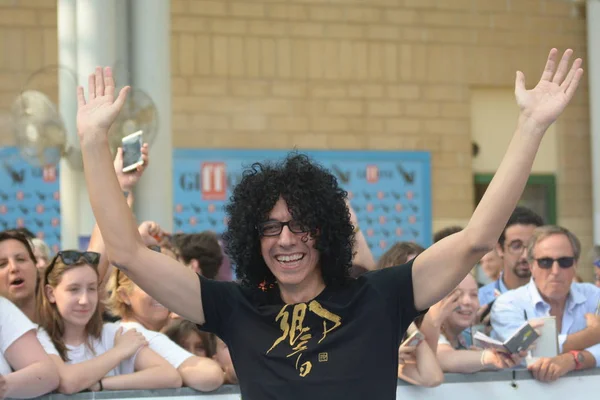Giffoni Valle Piana, Sa, İtalya - 22 Temmuz 2019 : Giovanni Allevi Giffoni Film Festivali'nde 2019 - 22 Temmuz 2019'da Giffoni Valle Piana, İtalya.