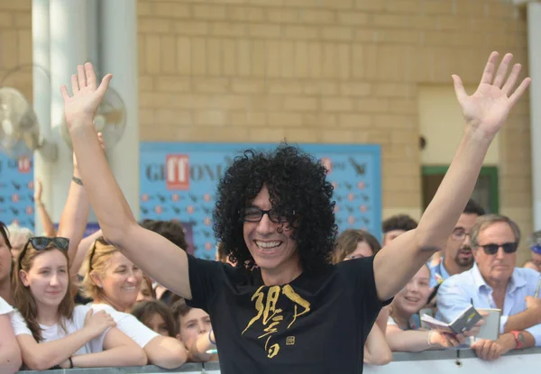 Giffoni Valle Piana, Sa, İtalya - 22 Temmuz 2019 : Giovanni Allevi Giffoni Film Festivali'nde 2019 - 22 Temmuz 2019'da Giffoni Valle Piana, İtalya.