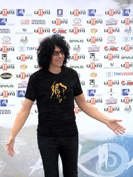 Giffoni Valle Piana, Sa, İtalya - 22 Temmuz 2019 : Giovanni Allevi Giffoni Film Festivali'nde 2019 - 22 Temmuz 2019'da Giffoni Valle Piana, İtalya.