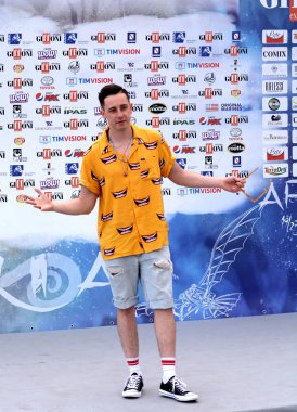 Giffoni Valle Piana, Sa, İtalya - 22 Temmuz 2019 : Gölge Giffoni Film Festivali 2019 - 22 Temmuz 2019 tarihinde Giffoni Valle Piana, İtalya.