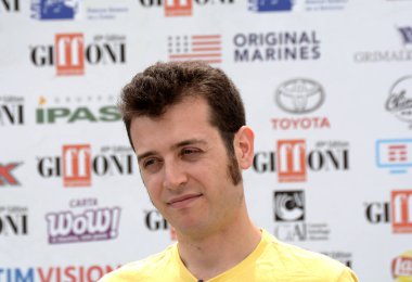 Giffoni Valle Piana, Sa, İtalya - 21 Temmuz 2019 : Fulvio Risuleo Giffoni Film Festivali'nde 2019 - 21 Temmuz 2019'da Giffoni Valle Piana, İtalya.