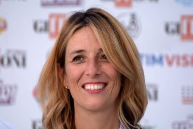 Giffoni Valle Piana, Sa, İtalya - 23 Temmuz 2019 : Chiara Marciani Giffoni Film Festivali'nde 2019 - 23 Temmuz 2019'da Giffoni Valle Piana, İtalya.
