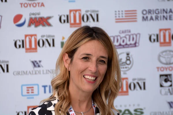 Giffoni Valle Piana, Sa, İtalya - 23 Temmuz 2019 : Chiara Marciani Giffoni Film Festivali'nde 2019 - 23 Temmuz 2019'da Giffoni Valle Piana, İtalya.