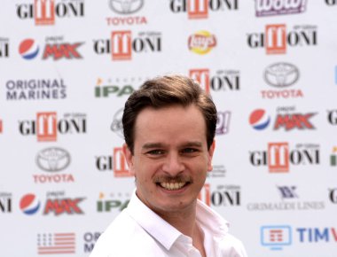 Giffoni Valle Piana, Sa, İtalya - 26 Temmuz 2019 : Arturo Muselli Giffoni Film Festivali'nde 2019 - 26 Temmuz 2019'da Giffoni Valle Piana, İtalya.