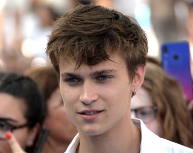 Giffoni Valle Piana, Sa, İtalya - 22 Temmuz 2019 : Saul Nanni Giffoni Film Festivali'nde 2019 - 22 Temmuz 2019'da Giffoni Valle Piana, İtalya.