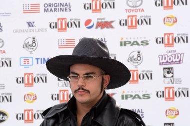 Giffoni Valle Piana, Sa, İtalya - 25 Temmuz 2019 : Izi Giffoni Film Festivali 2019'da - 25 Temmuz 2019'da Giffoni Valle Piana, İtalya.