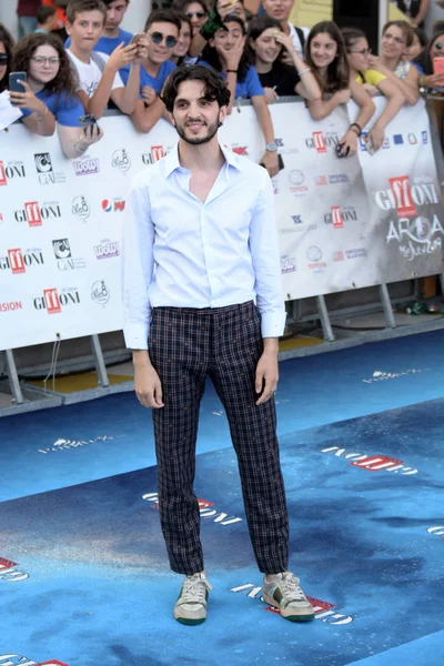 Giffoni Valle Piana, Sa, İtalya - 25 Temmuz 2019 : Giacomo Ferrara Giffoni Film Festivali'nde 2019 - 25 Temmuz 2019'da Giffoni Valle Piana, İtalya.