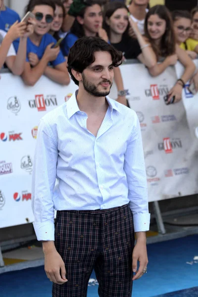 Giffoni Valle Piana, Sa, İtalya - 25 Temmuz 2019 : Giacomo Ferrara Giffoni Film Festivali'nde 2019 - 25 Temmuz 2019'da Giffoni Valle Piana, İtalya.
