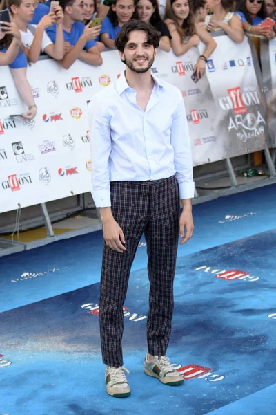 Giffoni Valle Piana, Sa, İtalya - 25 Temmuz 2019 : Giacomo Ferrara Giffoni Film Festivali'nde 2019 - 25 Temmuz 2019'da Giffoni Valle Piana, İtalya.
