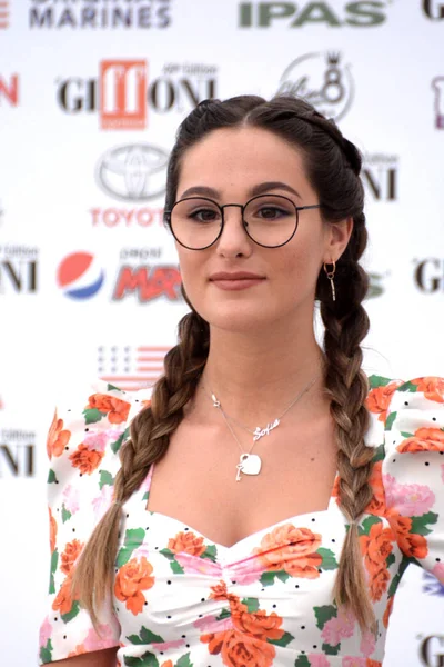 Giffoni Valle Piana Itália Julho 2019 Sofia Dalle Rive Giffoni — Fotografia de Stock