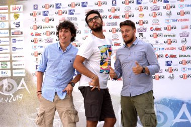 Giffoni Valle Piana, Sa, İtalya - 20 Temmuz 2019 : Autogol Giffoni Film Festivali'nde 2019 - 20 Temmuz 2019'da Giffoni Valle Piana, İtalya.