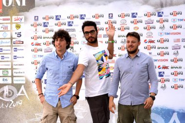 Giffoni Valle Piana, Sa, İtalya - 20 Temmuz 2019 : Autogol Giffoni Film Festivali'nde 2019 - 20 Temmuz 2019'da Giffoni Valle Piana, İtalya.