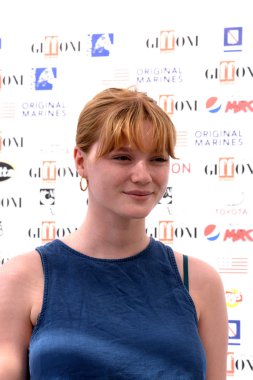Giffoni Valle Piana, Sa, İtalya - 24 Temmuz 2019 : Ines Asseron Giffoni Film Festivali'nde 2019 - 24 Temmuz 2019'da Giffoni Valle Piana, İtalya.